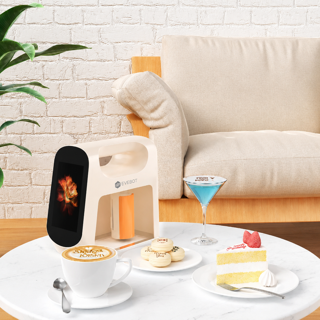 Evebot Smart Handheld
Printer for Coffee, Bread & Desserts